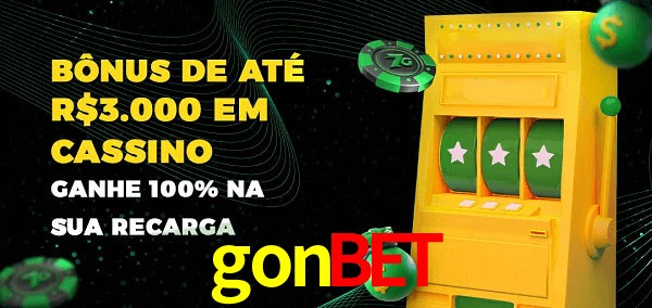 gonbet melhor bônus de depósito