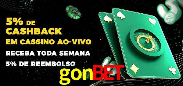 Promoções do cassino ao Vivo gonbet